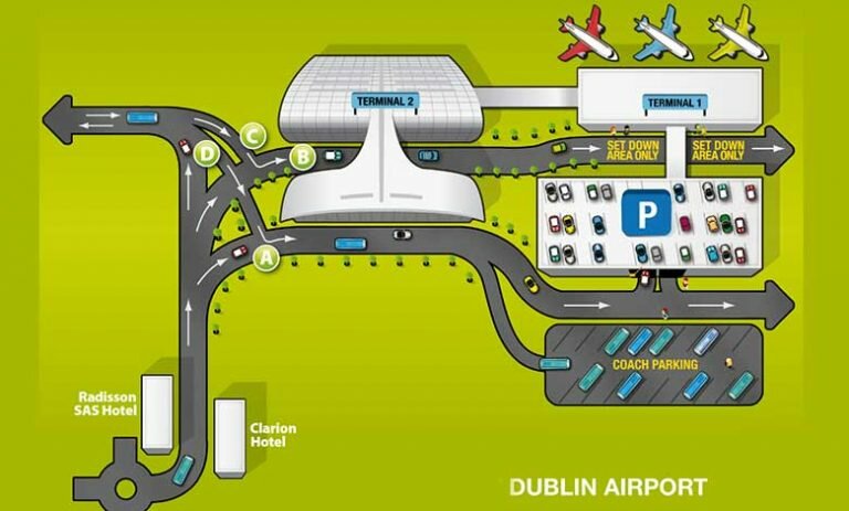 Схема аэропорта Дублина