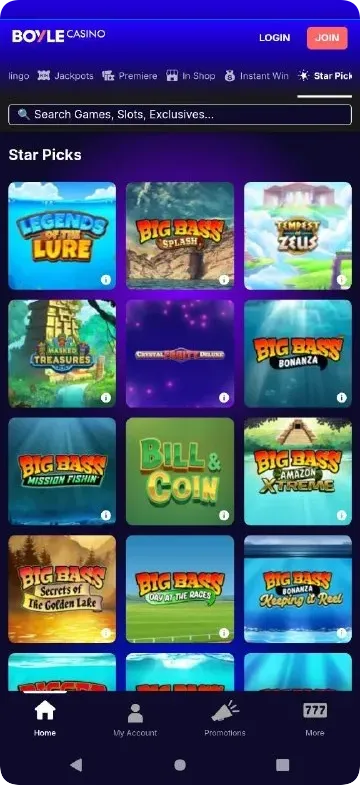 BoyleSports Casino app iPhone