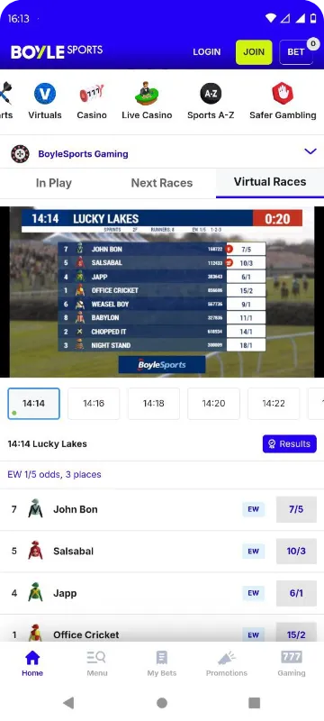 BoyleSports Android app download