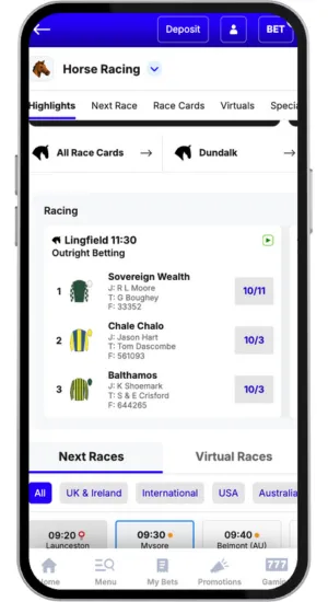 Add Selection to Betslip